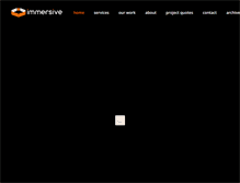 Tablet Screenshot of immersivepro.com